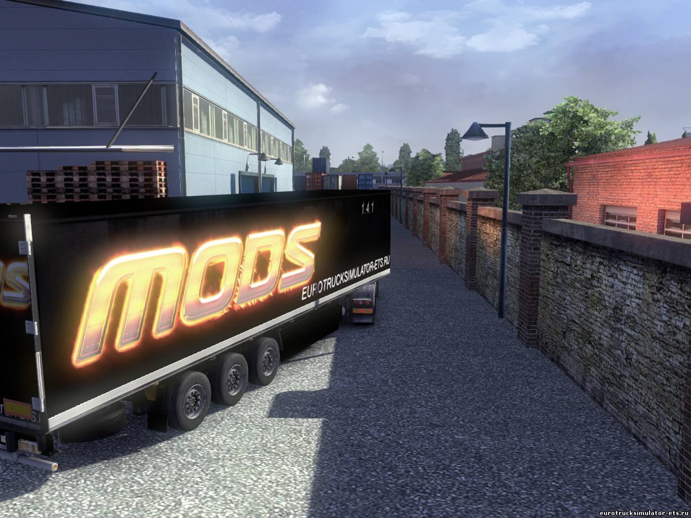 Прицеп MODS 1.4.1 - 1.4.8 для Euro Truck Simulator 2