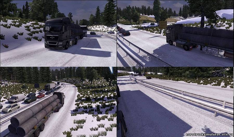 Зима для Euro Truck Simulator 2