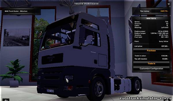 MAN TGA euro 5 для Euro Truck Simulator 2