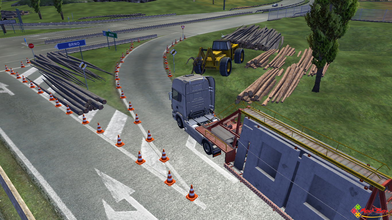 AwibMap v1.1 1.4.1 - 1.4.8 препятствия для Euro Truck Simulator 2