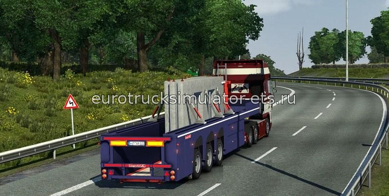 Панельный прицеп для Euro Truck Simulator 2