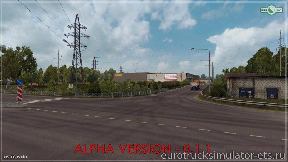 МОД КАРТА СИБИРИ SIBIRMAP V0.1.1 для Euro Truck Simulator 2