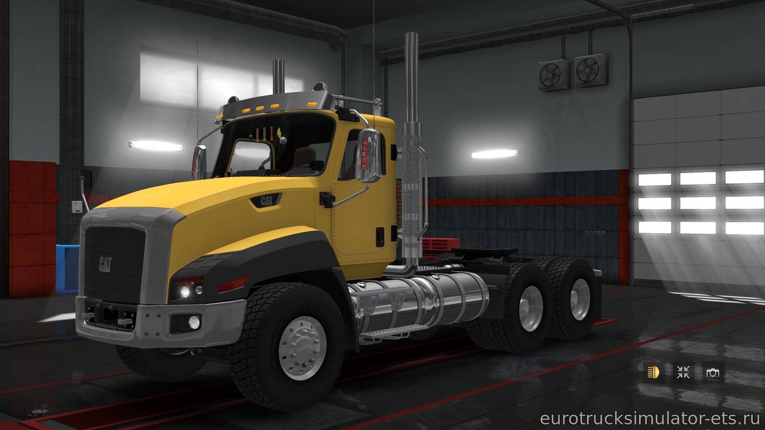 МОД EST2 CAT CT660 V.2.1 V1.28 [UPD: 11.10.2017] для Euro Truck Simulator 2