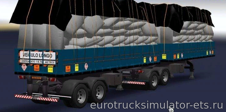 МОД ПРИЦЕП DOUBLE ARTICULATED TRAILER для Euro Truck Simulator 2