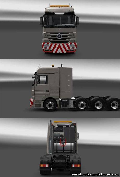 Mercedes Actros 8x4 для Euro Truck Simulator 2