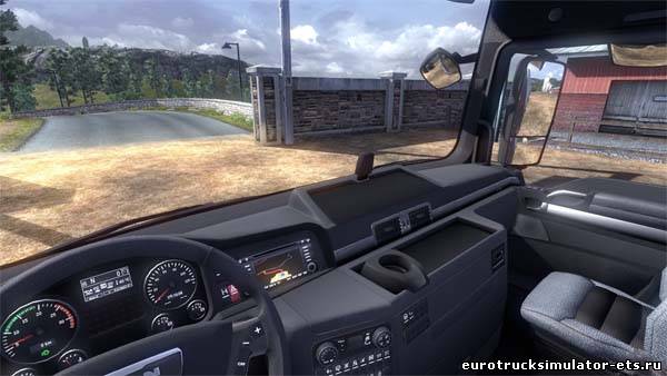 GPS в салон MAN для Euro Truck Simulator 2
