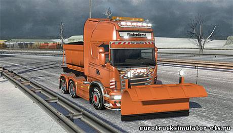 Scania R снегоочиститель для Euro Truck Simulator 2