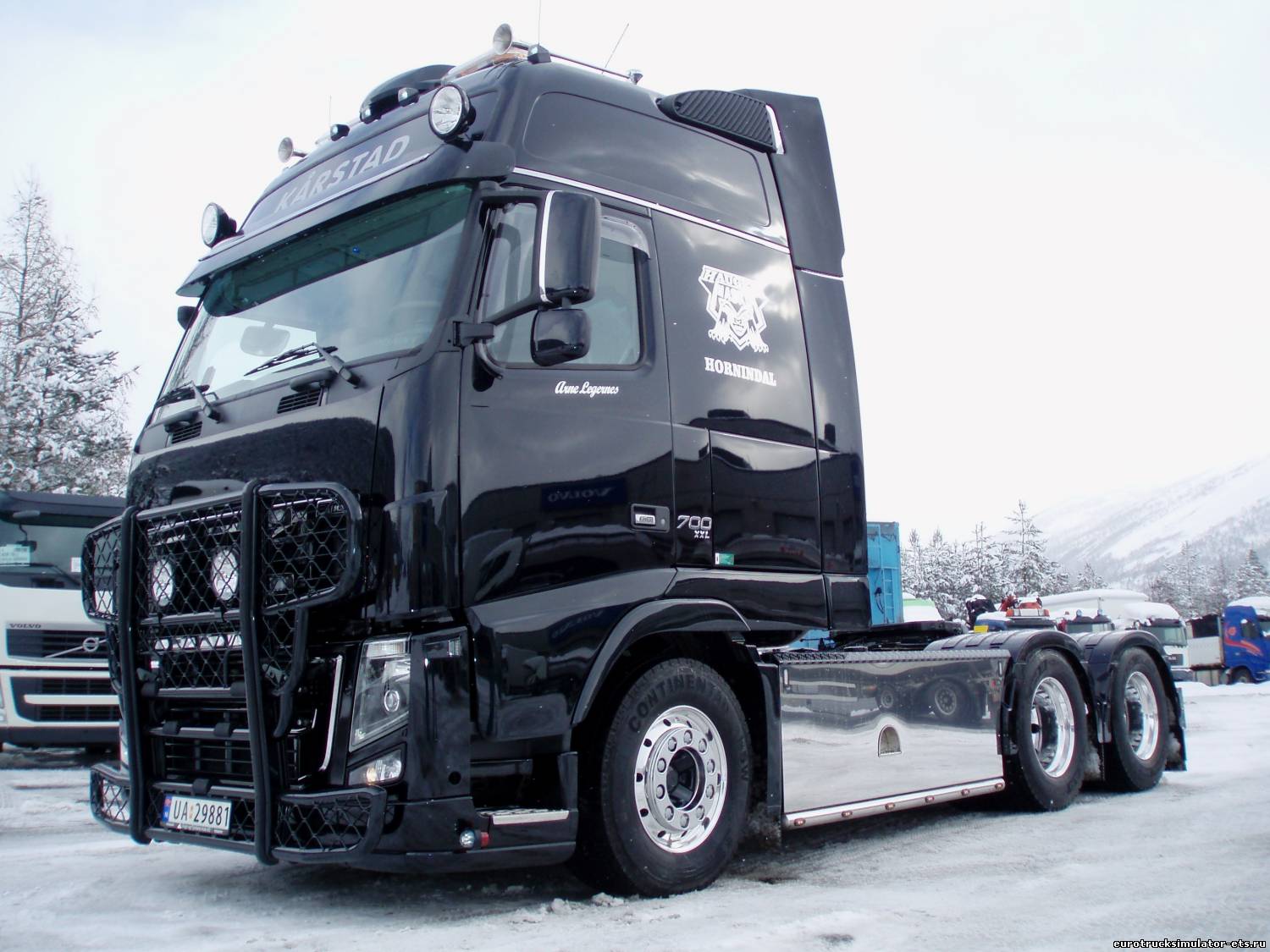 Volvo FH 16 motors двигатель 1.4.1 - 1.4.8 для Euro Truck Simulator 2