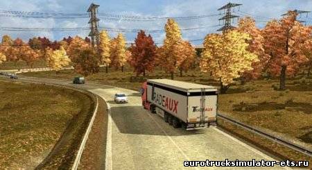 Осенний мод NEW для Euro Truck Simulator 2