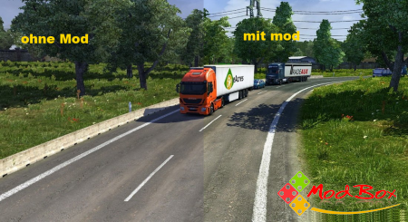 SweetFX улучшение графики для Euro Truck Simulator 2