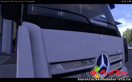 Mercedes Actros MP4 + салон 1.4.8 для Euro Truck Simulator 2