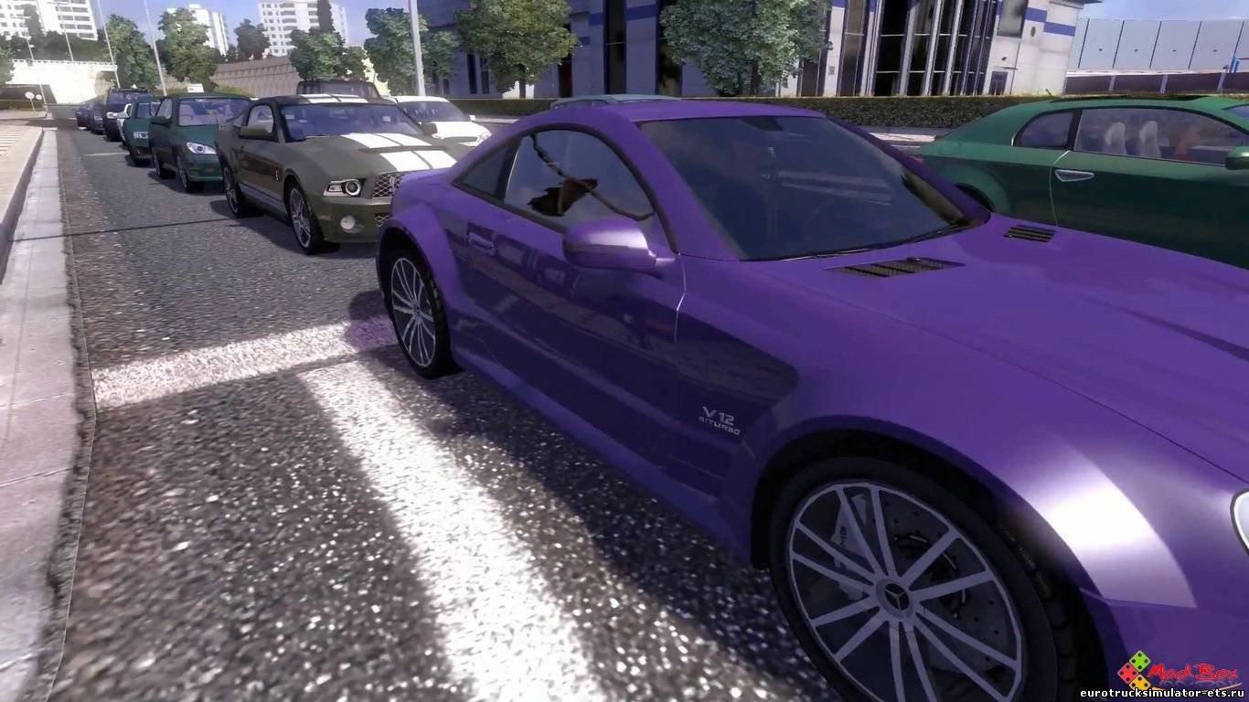 Трафик из игры Test Drive Unlimited 2 для Euro Truck Simulator 2