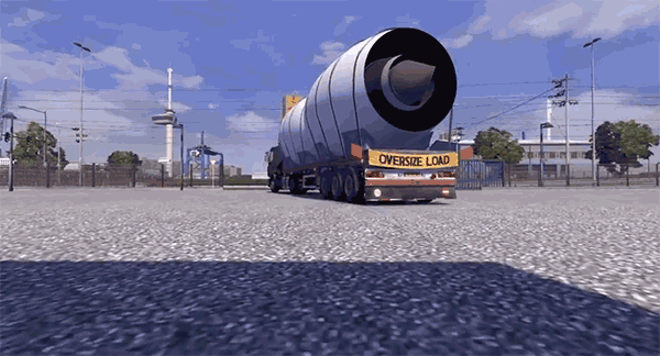 Негабаритный прицеп pack для Euro Truck Simulator 2