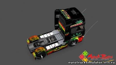 Reggae Scania Skin для Euro Truck Simulator 2