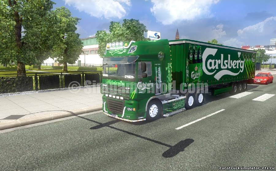 DAF carlsberg для Euro Truck Simulator 2