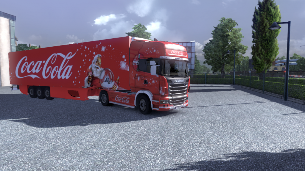 Модпак Coca Cola новый год для Euro Truck Simulator 2