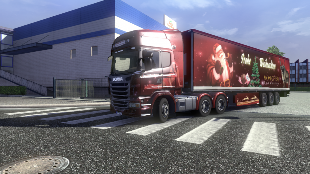 Новогодние моды для Euro Truck Simulator 2
