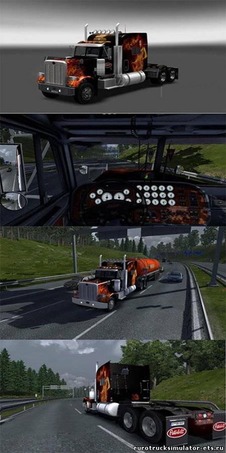 Peterbilt 379 v2 для Euro Truck Simulator 2