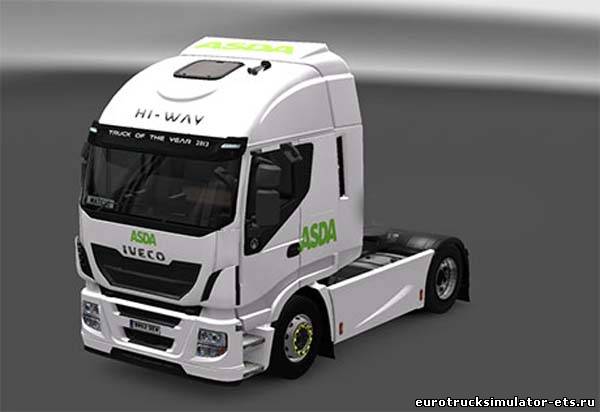 Скин ASDA Iveco Hi-Way для Euro Truck Simulator 2