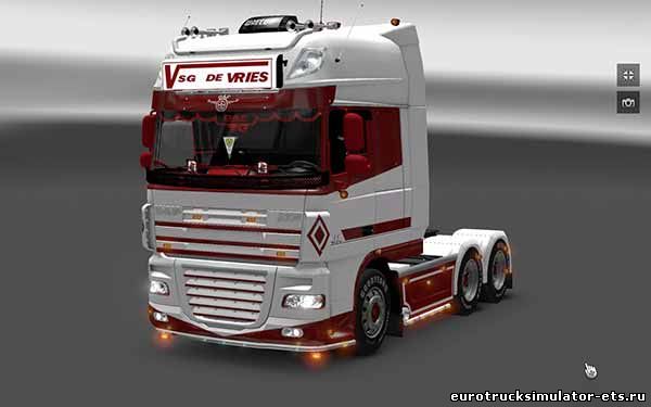 DAF XF 105 тюннинг для Euro Truck Simulator 2
