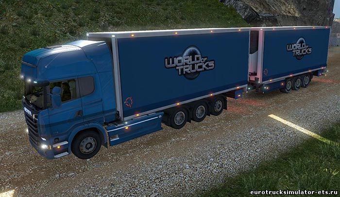 SCANIA тандем + длиномер для Euro Truck Simulator 2