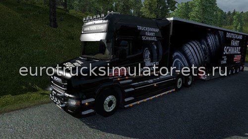 SCANIA T длинный с салоном для Euro Truck Simulator 2