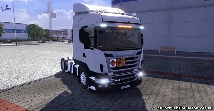 SCANIA R420 и салон для Euro Truck Simulator 2