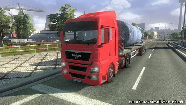 MAN TGX 18.440 XLX самосвал и салон для Euro Truck Simulator 2