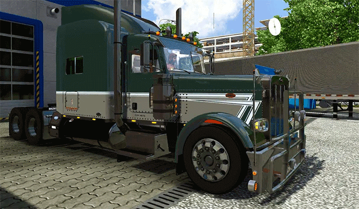 PETERBILT 389 + салон для Euro Truck Simulator 2
