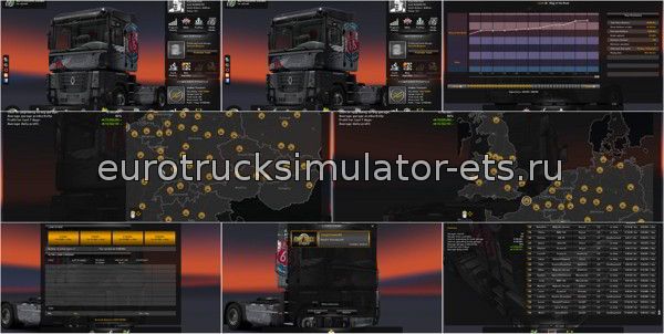 Сохранения 1.10.1 для Euro Truck Simulator 2