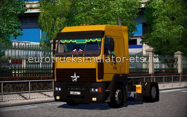 МАЗ 5440 А8 + салон для Euro Truck Simulator 2