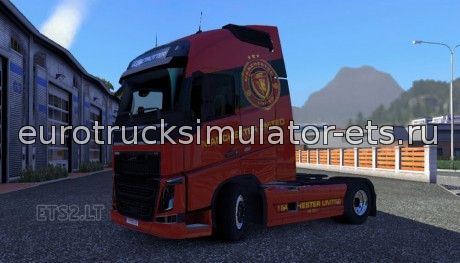 Volvo Манчестер Юнайтед для Euro Truck Simulator 2
