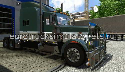 PETERBILT 389 + салон 1.10.1 для Euro Truck Simulator 2