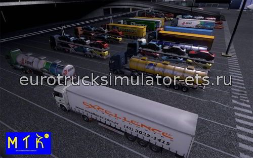 Пак прицепов Бразилии для Euro Truck Simulator 2