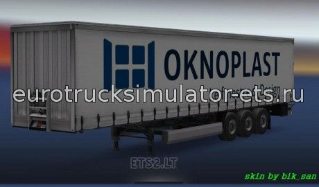 Прицеп Окнопласт для Euro Truck Simulator 2