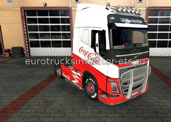 Coca cola скин для Euro Truck Simulator 2