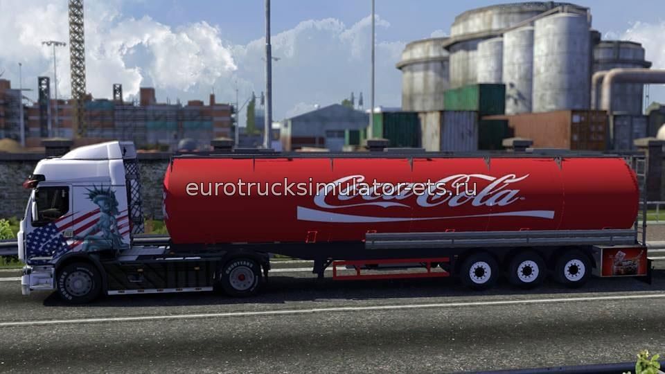 Coca Cola прицеп для Euro Truck Simulator 2