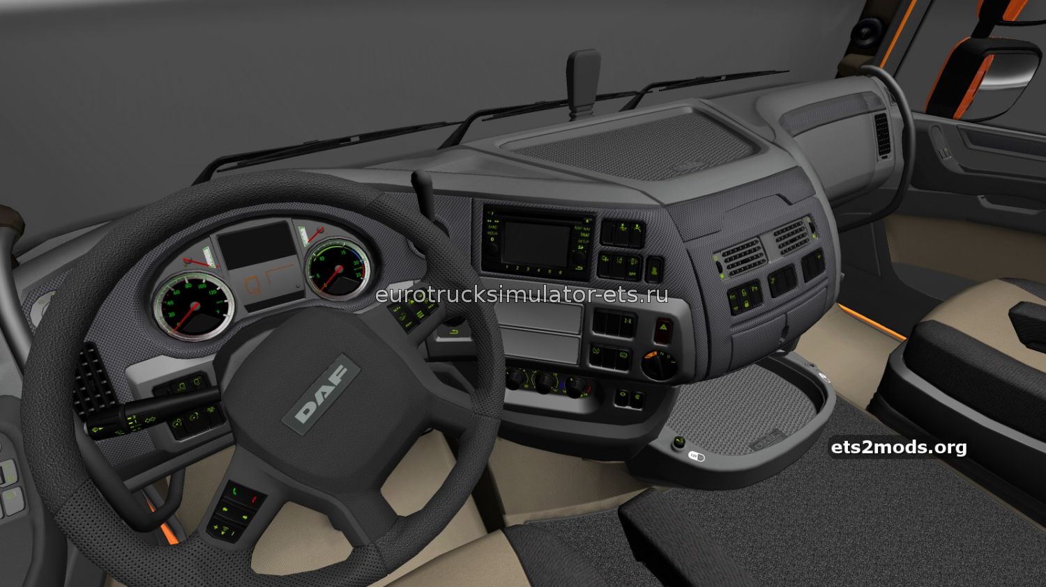 DAF Euro 6 салон для Euro Truck Simulator 2