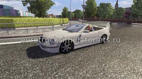 Mercedes кабриолет для Euro Truck Simulator 2