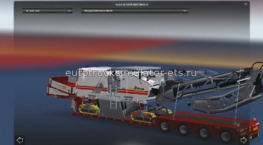 Негабаритный груз 38шт для Euro Truck Simulator 2