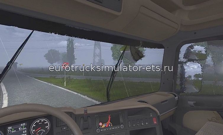 Реальные звуки погоды 1.7 для Euro Truck Simulator 2