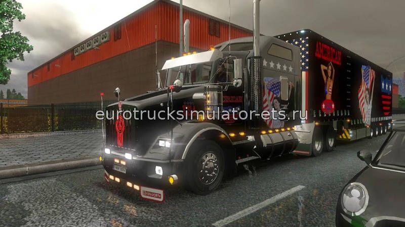 Грузовик Kenworth T800 для Euro Truck Simulator 2