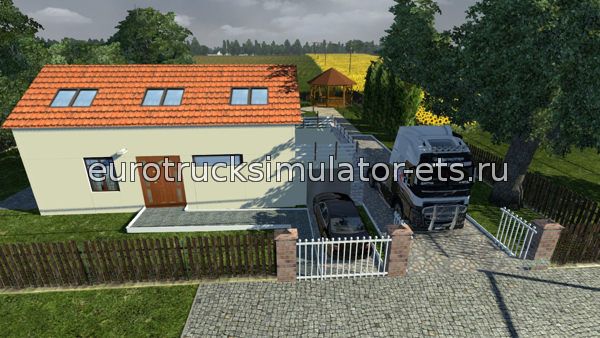 Поселок и Собственный дом для Euro Truck Simulator 2