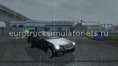 Mercedes E63 AMG + салон для Euro Truck Simulator 2