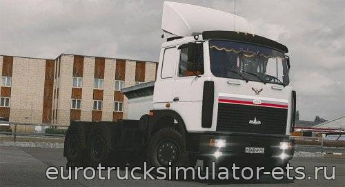 МАЗ 5432 + салон для Euro Truck Simulator 2