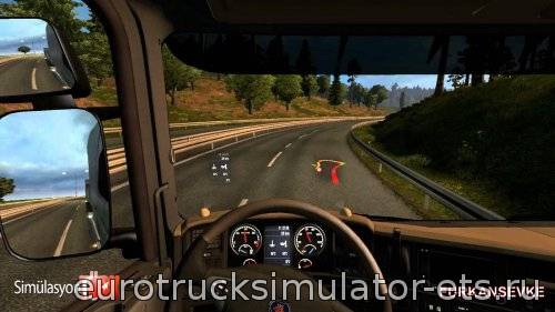 Голографическая приборная панель для Euro Truck Simulator 2