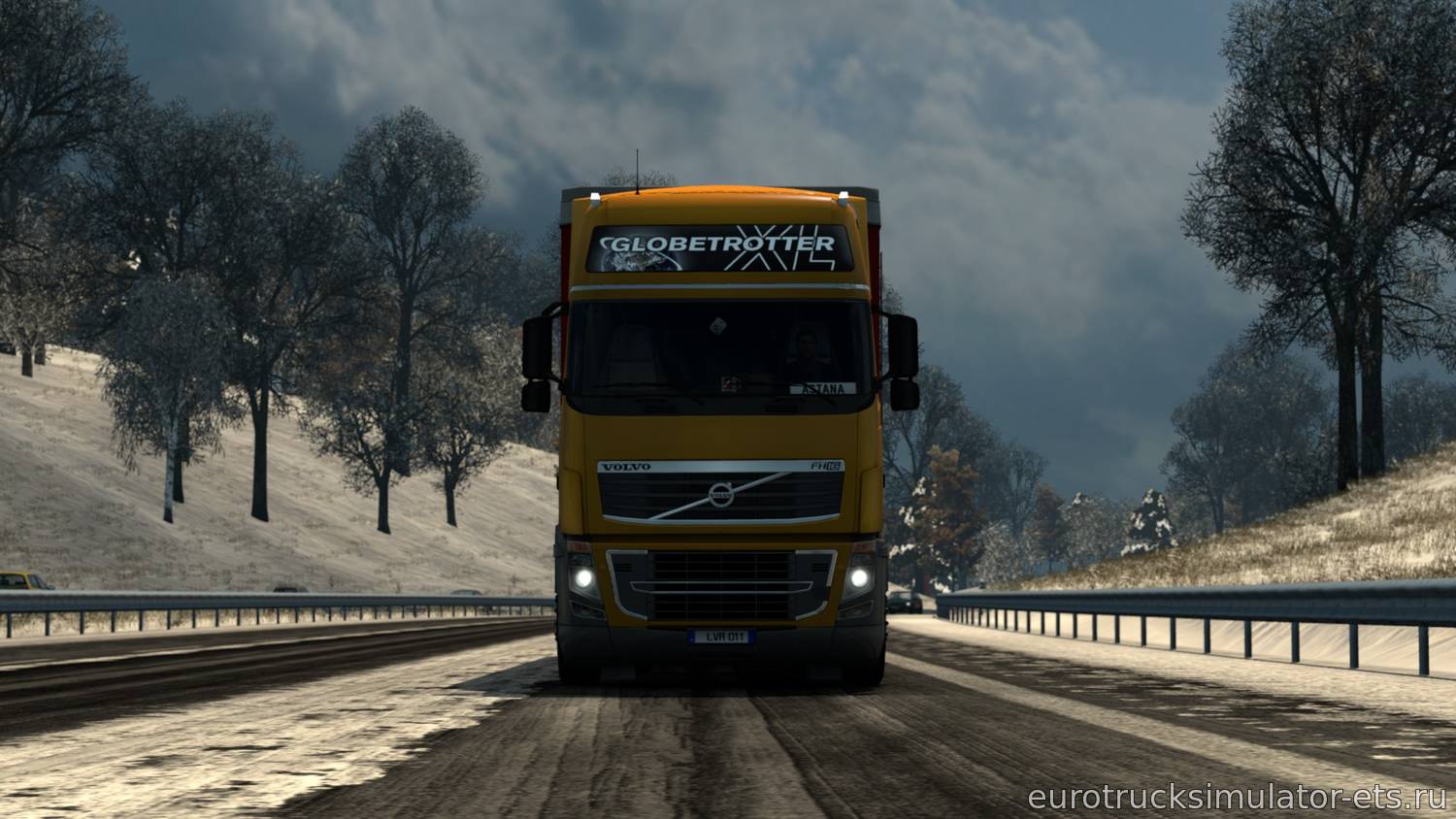 МОД WINTER MOD V0.2 для Euro Truck Simulator 2