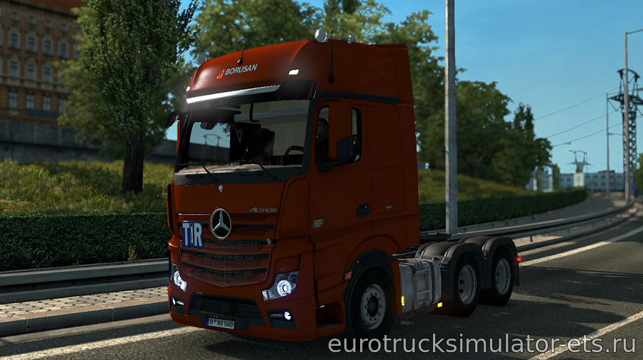 МОД MERCEDES-BENZ ACTROS MP4 [1.28] для Euro Truck Simulator 2