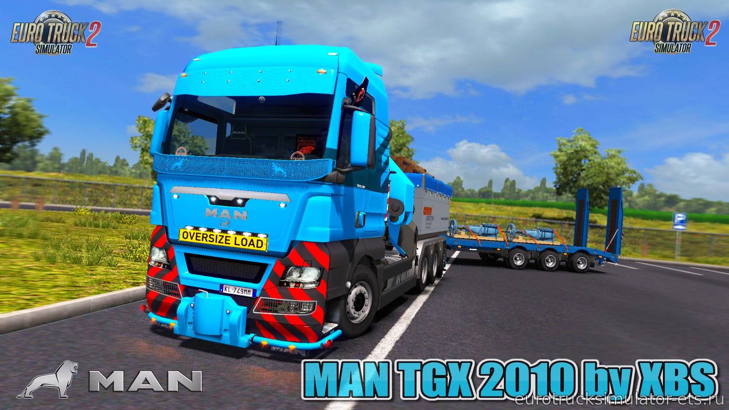ОД ГРУЗОВИК MAN TGX 2010 V4.5 для Euro Truck Simulator 2