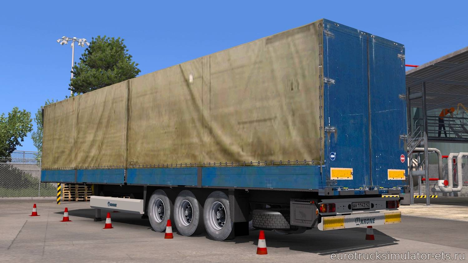МОД TRAILER KRONE DIRT для Euro Truck Simulator 2